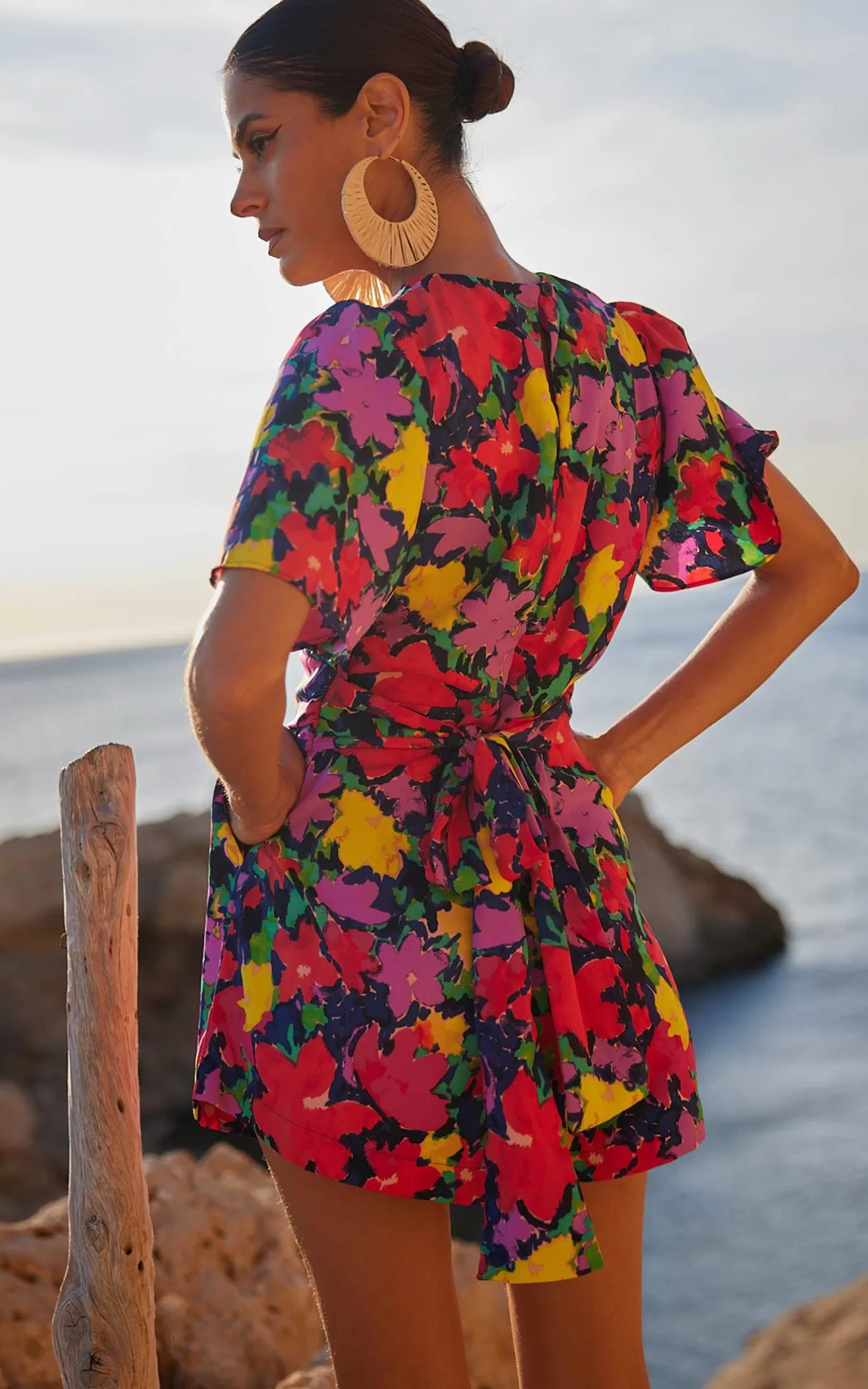 Dancing Leopard Playsuits-Fleur Playsuit In Vintage Floral