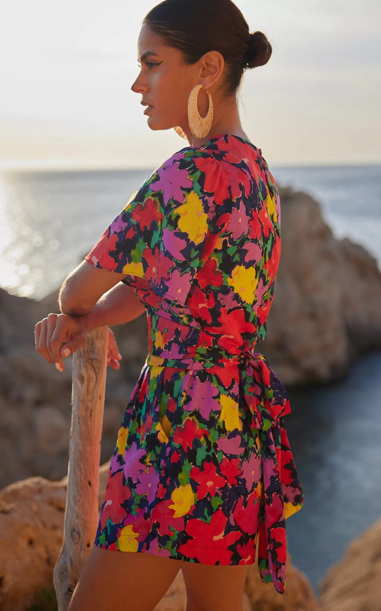 Dancing Leopard Playsuits-Fleur Playsuit In Vintage Floral