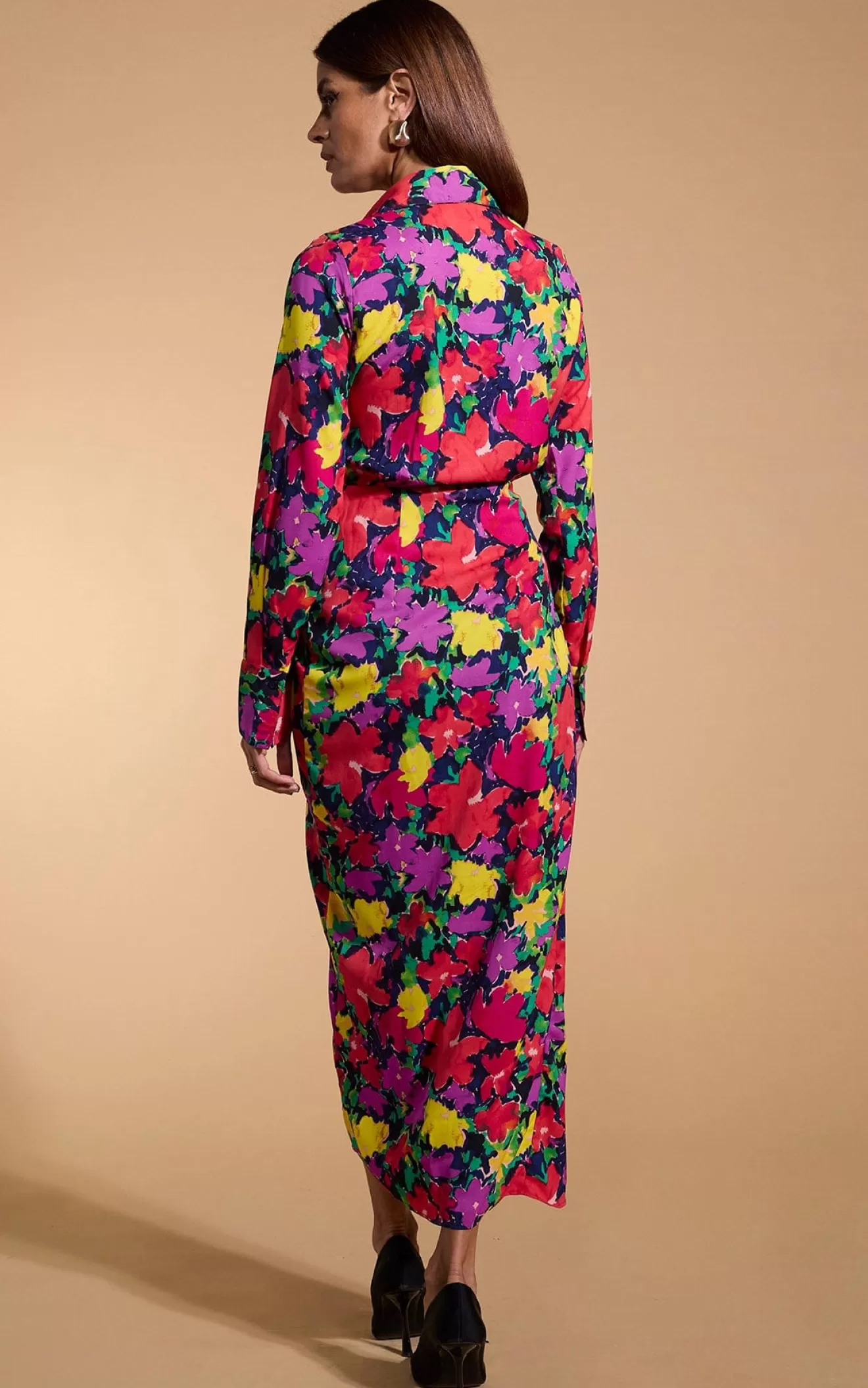 Dancing Leopard Wrap Dresses | Midi And Midaxi Dresses-Frankie Wrap Dress In Vintage Floral
