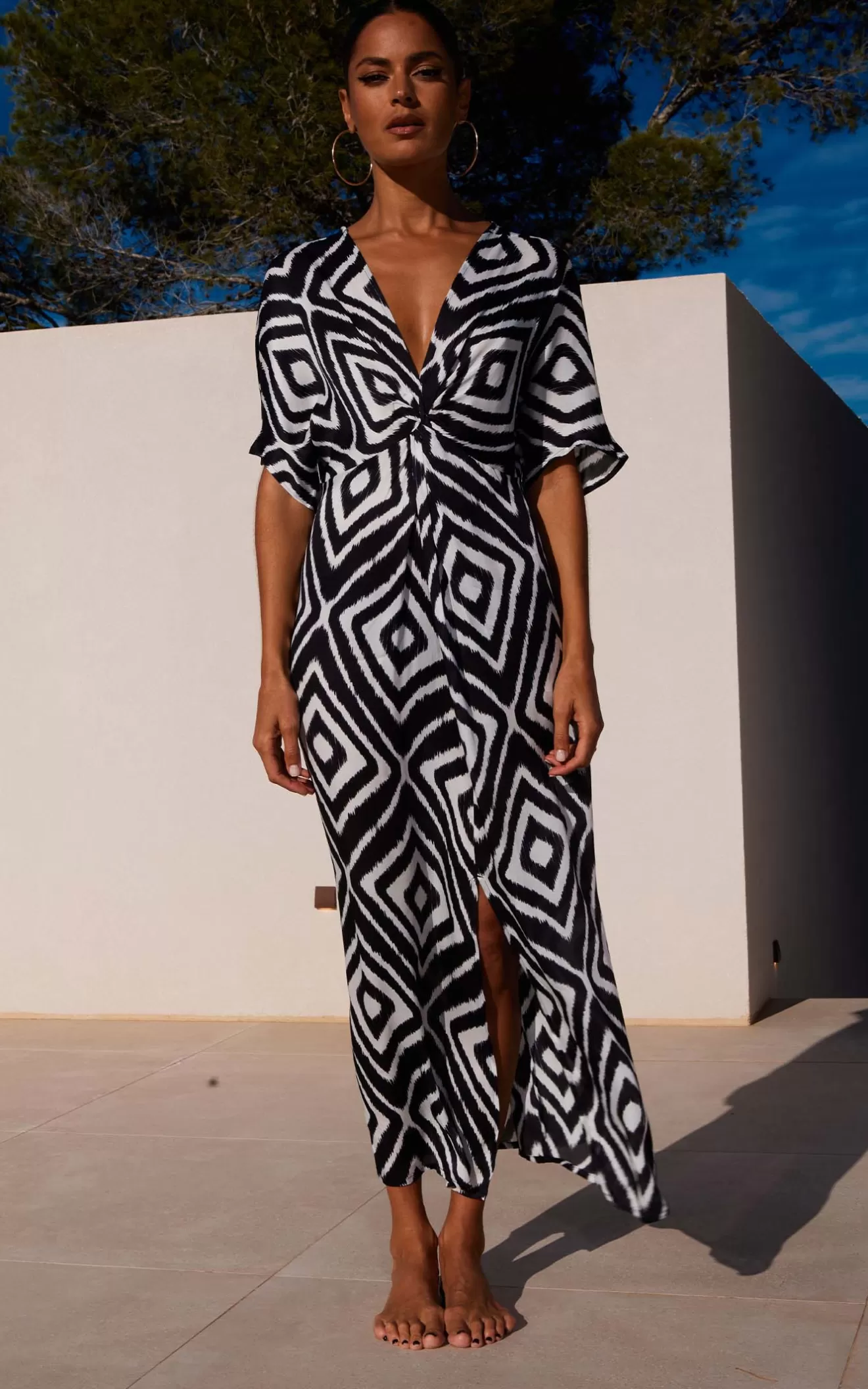 Dancing Leopard Summer Dresses | Maxi Dresses-HALO Makuna Kaftan In Ikat