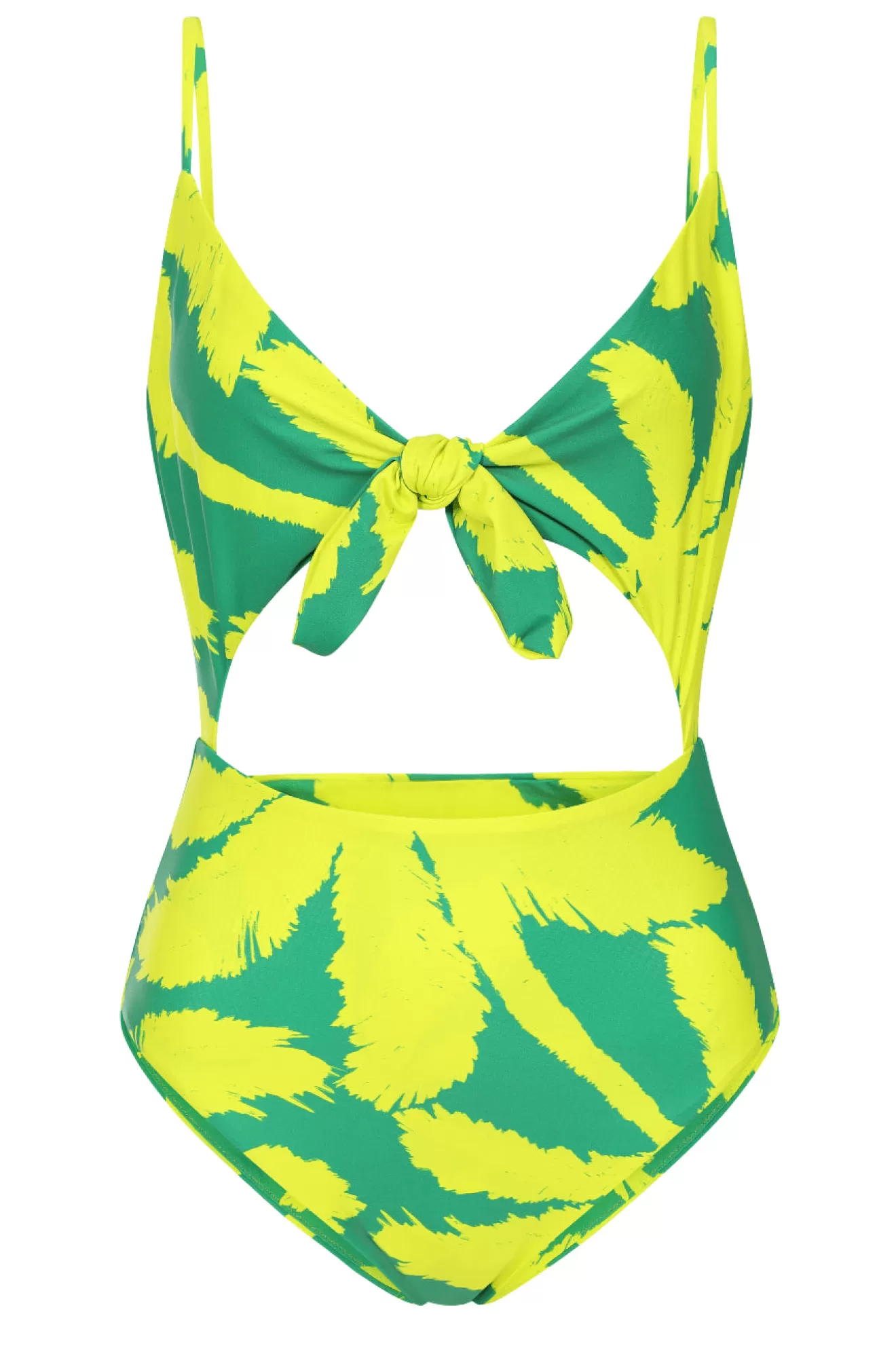 Dancing Leopard Premium - Resortwear | Swimwear-HALO Neptune Swimsuit In Lime Palm