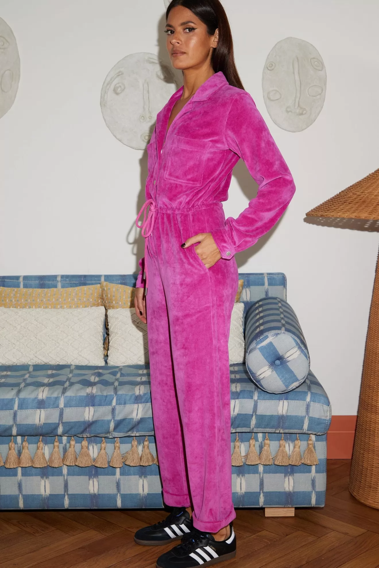 Dancing Leopard Jumpsuits-Katsumi Jumpsuit In Orchard Pink