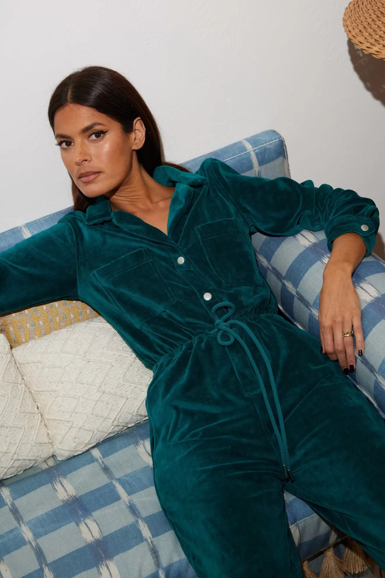 Dancing Leopard Jumpsuits-Katsumi Jumpsuit In Pine Green